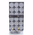 Pack Of 10 - Romantic Floating Tea Light White Sweet Scented Wax Candles, Scented Romantic Tealight Floating Wax Candles for Birthday Decoration, Mehendi & Gifts Items (10 Pieces). 