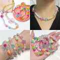20/30pcs Plastic Acrylic Flower Beads For Necklace Bracelet DIY Jewerly Craft Making. 