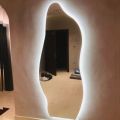 Mirror, Full-Length Frameless LED Wall Mirror - 60x24 Inches, 4mm Thickness | Imported Irani Glass | Available in White & Warm Light | Shockproof Packaging | Modern Design for Bedrooms & Living Rooms. 