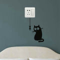 Cat Living Room DIY Bedroom Home Decor Wall Sticker Decal Switch Stickers. 