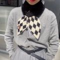 【Beauty Code】new style scarf female art sweet fashion leaf-shaped scarf. 