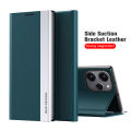 For Xiaomi Redmi 12 4G Simple Solid Color Anti Fingerprint Leather Case for Mi Redmy 12 6.79 inch Flap Holder Luxury Leather Magnetic Phone Case. 