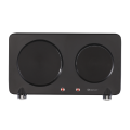 Dawlance Double HotPlate 1000+1500 Watts / DWHP 3021W / Dual Heating Zones / Cast Iron Surface / Adjustable Temperature Control / 5 Cooking Level / Portable. 