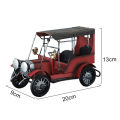 Vintage Iron Art Old Car Model Craft Desktop Ornament Kids Toy Collection Gift. 