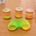 Plastic Magic Slinky Rainbow Spring Toy - Children Special Colorful Rainbow Spring - (2 Pcs). 