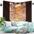 Japanese Style Hip Hop Harajuku Style Cartoon Monster Funny Decoration Tapestry Bedroom Decoration Wall Tapestry. 