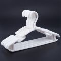 WHITE - Pack of 20 Pieces Hanger Non-Slip Hangers for Children's Clothes PP Hangers for Baby Or Child 27 x 15 cm. 