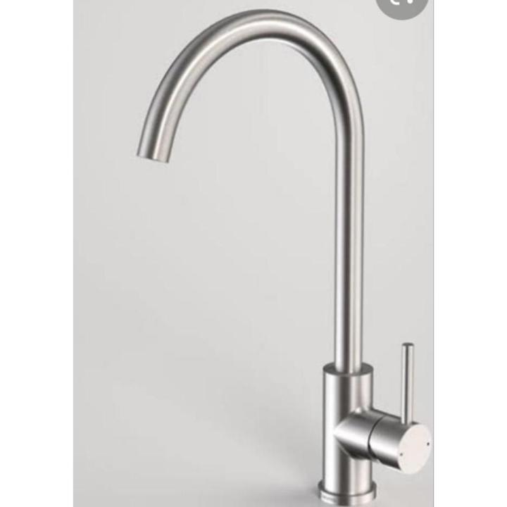 Sink mixer 304 steel less steel hot and cold