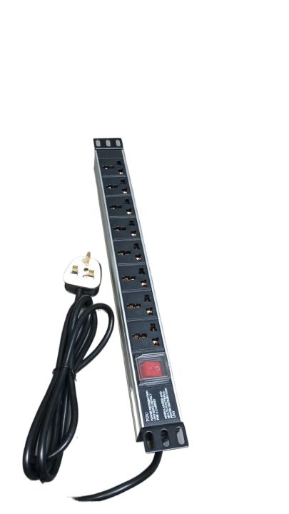 Netlink 8 Ports Power Distribution Unit PDU - Enhance Connectivity with a High-Quality 8 Port PDU Power Socket Lead