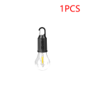 New Shape Rechargeable Built-in Battery Tungsten Bulb Camping Light Outdoor Decoration Bulb With Type-C Charging Cable, Tent Light with Hook 3 Modes Outdoor Lighting. 