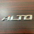 Pack of 1 Suzuki Alto Plastic Chrome Monogram Emblem Extra Shinne. 