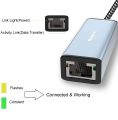 USB-C to Ethernet Adapter, Benfei USB Type-C (Thunderbolt 3) to RJ45 Gigabit Ethernet LAN Network Adapter Compatible for McBook Pro 2019/2018/2017, McBook Air and More. 