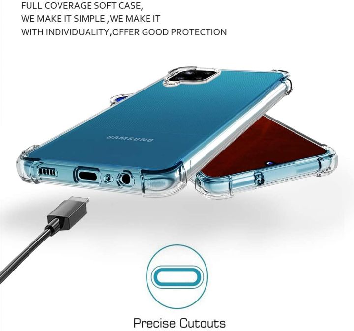 Samsung%20Galaxy%20A12%20Transparent%20Bumper%20Back%20Cover%20-%20Image%206