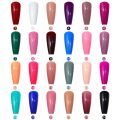 576 Artificial Nails Box - 24 ColorFul Reusable Fake Full Cover Nail Set - Acrylic Fancy French American Nails For Girls Women Ladies With Glue Trendy - 72 / 144 / 288 / 576 Pcs. 