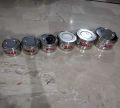 6 Pcs Different Sizes Storage Boxes with Lids Heavy Stainless Steel. 