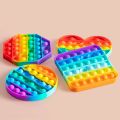 Rainbow Fidget Toys Popet Push Bubble Its For Adult Kids Antiestres Kawaii Toys Squishy Stress Relief Funny Sensory. 