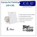 Canvas Board for Painting 12X24, 12X36, 18X36 (Inches). 