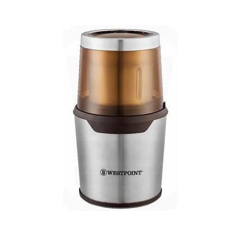 Westpoint Professional Coffee Grinder Wet & Dry WF-9225 - Silver with 2 Years Brand Warranty