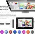 Drawing Tablet with Screen XPPen Artist 15.6 Pro Tilt Support Graphics Tablet Full-Laminated Red Dial (120% sRGB) Drawing Monitor Display 8192 Levels Pressure Sensitive & 8 Shortcut Keys. 
