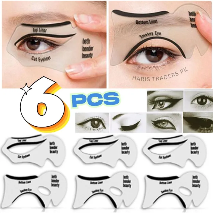 6Pcs%20Stencils%20for%20Perfect%20Cat%20Eyeliner%20and%20Smoky%20Eyes%20,%20Eye%20Stencils%20-%20Image%2010