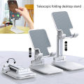Foldable Adjustable Universal Mobile Stand for Phones and Tablets, Flexible Holder with Adjustable Height, Anti-Slip, Anti-Scratch Design, Compact and Portable for Study and Office Use. 