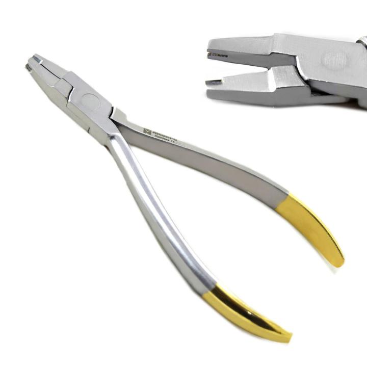 Dental Crimpable Crimping Ball Hook Plier TC Orthodontic Arch Wire Bending Pliers with Tungsten Carbide Tips