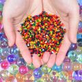 PipiGO 1000Pcs Water Balls Crystal Pearls Water beads sensory play for kids Spa Refill Jelly Gel Bead for Orbeez Toy Refill Colors. 