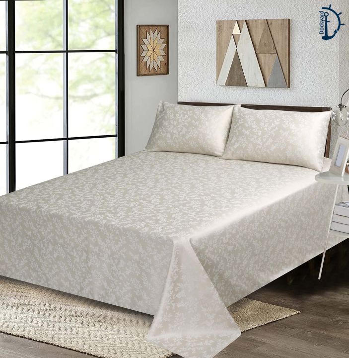 Jacquard%20King%20Bedsheet%20Set%20-%20Bed%20Sheets%20with%20Pillowcase%20-%20KING%20BED%20(102%20x%2094%20Inches)%20-%20Image%206