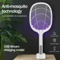 Teal™ 2 in 1 Rechargeable Electronic Mosquito Bat with UV Insect Killer Lamp | Portable Fly Swatter | USB Rechargeable Mosquito Racket for Home & Office. 
