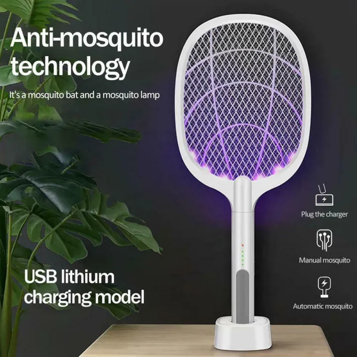 Teal%E2%84%A2%202%20in%201%20Rechargeable%20Electronic%20Mosquito%20Bat/Racket,%20Insect%20Killer%20Lamp%20-%20Image%203