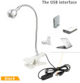 USB Flexible Reading LED Light Clip-on Beside Reading Lights Bed Desk For Study Room Bedroom Travel USB Table Book Lamp. 