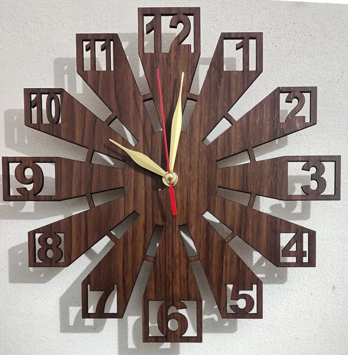 Ksa%203d%20Wooden%20Wall%20Clock%20for%20Home%20and%20Offices,%203D%20Design%20-%20Image%202