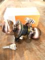 Round knob lock cylindrical copper. 