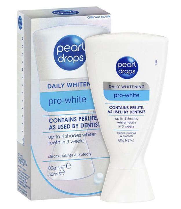 Pearl%20Drops%20Professional%20Daily%20whitening%20toothpaste%20Whiter%20looking%20teeth%20with%201%20use%20Low%20abrasion%20formulation%2075ml%20Clinically%20Proven%20UK%20-%20Image%206