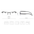 2 In 1 Progressive Multifocal Lens Reading Glasses, Suitable for Hyperopia and Myopia, with Graded Anti Blue Light Automatic Adjustment for Long Vision Glasses 100~ 400. 