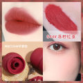 NOVO Small Mushroom Milk Jar Lip Clay Lip Jelly Velvet Matte Waterproof Lipstick Not Easy to Fade Non-stick Cup Lipstick Makeup. 