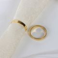 9Pcs Gold Color Napkin Rings Napkin Buckles Serviette Holder for Wedding Party Restaurant Hotel Home Table Decoration. 
