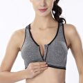 Women Sports Bra Front Zipper for women and girls. 