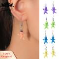 Carat Ear Clips All-match Cute Baby Doll Dangle Drop Earrings Ear Clips. 