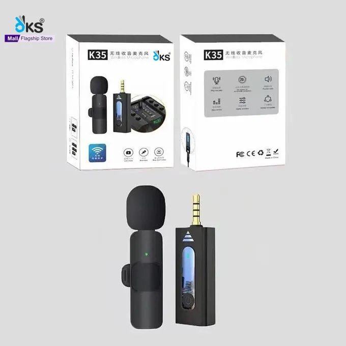 K35&K8%20Collar%20Wireless%20Microphone%20Clip%20On%20Lavalier%20Mic%20with%203.5mm%20Wireless%20Microphone%20Mic%20Universal%20Plug%20&%20Play%20for%20DSLR,%20Amplifier,%20Laptop,%20PC%20&%20Mobile%20for%20Audio%20Live%20Video%20Shooting,%20Streaming,%20Vlogging%20&%20Making%20Videos%20-%20Image%202