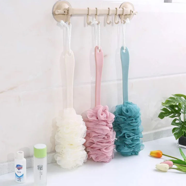 Tijarat%20Online%20Decor%20Rack%20Bath%20Sponge%20with%20Handle,%20Shower%20Loofah%20Brush,%20Back%20Cleaning%20Scrubber,%208%E2%80%9D%20Long%20Curved%20Handle%20For%20Girls%20,%20Men%20&%20Women%20-%20Image%204