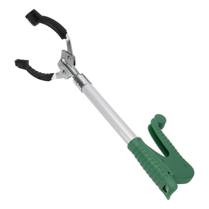 1 Pieces Garbage Tongs Pick Up Reaching Tool Long Arm Garbage Collection Stick 40cm