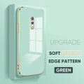 For Realme X Soft Original Square Edge Pattern Casing Plated Phone Shell Luxury Plating Soft Phone Case. 