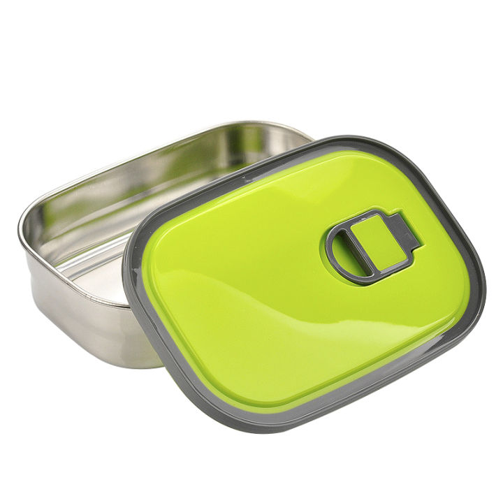Lunch Box Tedemel Rectangle Stainless Steel Vacuum Food Container Small (5.6 x 3.7 Inches 350 ml), Medium (6.4 x 4.5 Inches 680 ml)