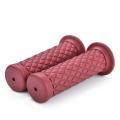Cafe Racer Handle Grips Silicone Motorcycle Handle Grips Vintage Style Rubber Grips 1 Set. 