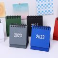 2023 New Small Calendar Office Schedule Timetable with Sticker Desktop Ornament. 