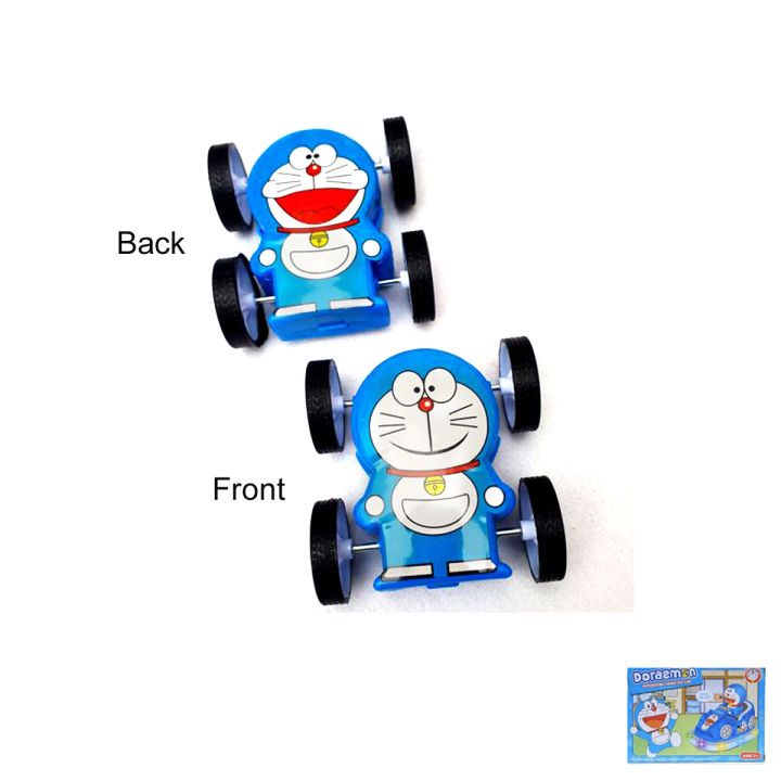 Doraemon Friction Powered 2 Sided Flipped Car Toys - 1 Pc