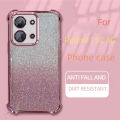 【Skimpy】For Redmi 15C 4G Phone Case Transparent Lens Protector Durable Lightweight Non-slip Glitter Protective Case. 