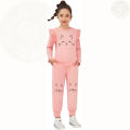 Girls 2 Piece Outfits Stylish Tracksuit Full sleeve T-shirt and Trouser Kids Clothing Sets. 