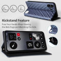 Quiberk for Nothing CMF Phone 1 5G Cubic Pattern Card Slot Wallet Case Stand Shockproof Cover. 